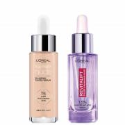 L'Oreal Paris Hyaluronic Acid Revitalift Filler Serum and True Match T...