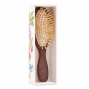 Christophe Robin New Travel Hairbrush with Natural Boar-Bristle and Wo...