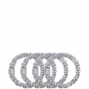 Slip Pure Silk Skinny Scrunchies (Various Colours) - Silber