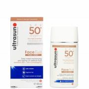 Ultrasun SPF50+ Getöntes Gesichtsfluid 40ml