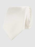 Monti Krawatte aus reiner Seide (6 cm) in Ecru, Größe One Size