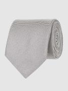 Blick Krawatte aus reiner Seide (7 cm) in Silber, Größe One Size