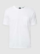 RAGMAN T-Shirt mit Brusttasche in Weiss, Größe XXL
