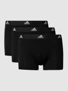 ADIDAS SPORTSWEAR Trunks mit Label-Schriftzug im 3er-Pack in Black, Gr...