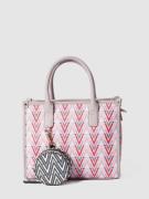 VALENTINO BAGS Handtasche mit Allover-Logo-Muster in Flieder, Größe On...