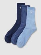 Polo Ralph Lauren Underwear Socken mit Label-Print im 3er-Pack in Blau...