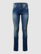 Blue Monkey Slim Fit Jeans mit Stretch-Anteil in Blau, Größe 25/30