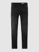 REVIEW Skinny Fit Jeans mit Stretch-Anteil in Black, Größe 29/30