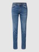 REVIEW Slim Fit Jeans mit Stretch-Anteil in Dunkelblau, Größe 28/30