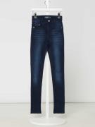 Blue Effect Slim Fit High Waist Jeans mit Stretch-Anteil in Jeansblau,...