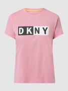 DKNY PERFORMANCE T-Shirt mit Modal-Anteil in Pink, Größe XS