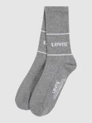Levi's® Socken mit Label-Detail im 2er-Pack in Mittelgrau Melange, Grö...
