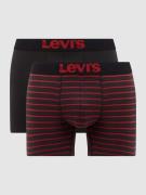 Levi's® Trunks mit Stretch-Anteil im 2er-Pack in Rot, Größe S