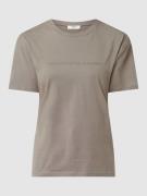 MSCH Copenhagen T-Shirt aus Bio-Baumwolle Modell 'Liv' in Dunkelgrau, ...