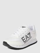 EA7 Emporio Armani Sneaker mit Label-Prints in Weiss, Größe 31