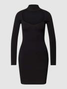 Gina Tricot Minikleid mit Cut Out Modell 'Freya' in Black, Größe S