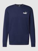 PUMA PERFORMANCE Sweatshirt mit Label-Detail in Dunkelblau, Größe M