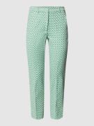 Weekend Max Mara Skinny Fit Chino mit Allover-Muster Modell 'PAPAIA' i...
