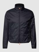 SAVE THE DUCK Jacke mit Stehkragen Modell 'HELDER' in Black, Größe XL