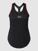 EA7 Emporio Armani Tanktop mit Label-Print Modell 'CANOTTA' in Black, ...