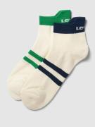 Levi's® Socken mit Label-Print im 2er-Pack in Weiss, Größe 39/42
