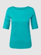 Christian Berg Woman T-Shirt aus Baumwolle mit U-Boot-Ausschnitt in Tu...