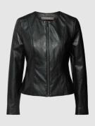 Christian Berg Woman Selection Jacke in Leder-Optik in Black, Größe 34