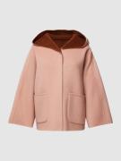 Weekend Max Mara Jacke mit Druckknopfleiste Modell 'MAGNO' in Lachs, G...