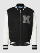 MCNEAL College-Jacke mit Label-Stitching in Black, Größe XL