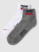 Levi's® Socken mit Label-Details im 2er-Pack in Mittelgrau Melange, Gr...
