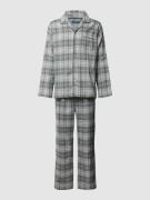 Polo Ralph Lauren Underwear Pyjama mit Tartan-Karo in Mittelgrau, Größ...
