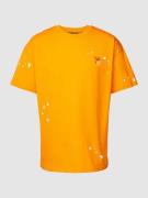 ELIAS RUMELIS T-Shirt mit Motiv-Print Modell 'Gaetano' in Orange, Größ...