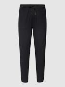 Christian Berg Men Sweatpants mit Label-Details in Black, Größe L