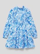 Polo Ralph Lauren Teens Kleid mit floralem Allover-Muster in Marine, G...