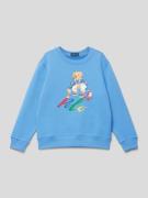 Polo Ralph Lauren Teens Sweatshirt mit Motiv-Print in Hellblau, Größe ...