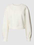 Guess Activewear Cropped Sweatshirt mit Label-Schriftzug Modell 'CINDR...