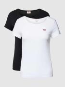 Levi's® T-Shirt mit Rundhalsausschnitt im 2er-Pack in Weiss, Größe S