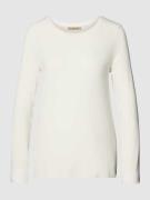 Smith and Soul Longsleeve mit Label-Detail in Offwhite, Größe S