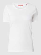 s.Oliver RED LABEL T-Shirt aus Baumwolle in Offwhite, Größe 34