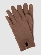 EEM Handschuhe aus Fleece in Taupe, Größe L