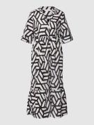Christian Berg Woman Hemdblusenkleid aus Baumwolle mit Allover-Muster ...