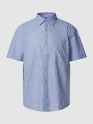 MCNEAL Freizeithemd aus Baumwolle mit Brusttasche in Rauchblau, Größe ...