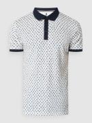 Prince Bowtie Poloshirt aus Piqué in Offwhite, Größe L