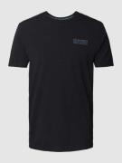 Christian Berg Men T-Shirt mit Label-Print in Black, Größe XXXL