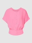 Essentiel Bluse mit überschnittenen Schultern in Pink, Größe 34