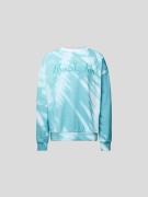 Blue Sky Inn Oversized Sweatshirt mit Label-Stitching in Hellblau, Grö...