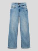 Blue Effect Slim Fit Jeans mit 5-Pocket-Design in Hellblau, Größe 146
