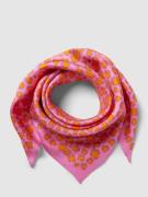 Weat Seidenschal mit Allover-Muster in Pink, Größe One Size