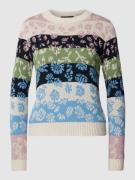 Weekend Max Mara Strickpullover mit floralem Allover-Muster Modell 'FL...