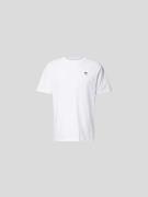 WOOD WOOD T-Shirt mit Label-Stitching in Weiss, Größe S